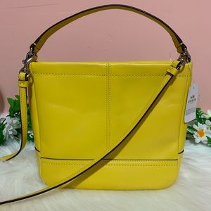 Coach Park Leather Mini Duffle crossbody handbag